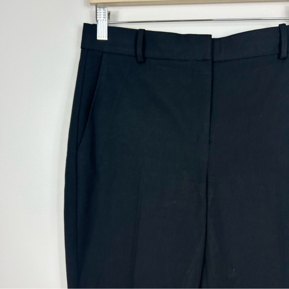 Aritzia Babaton Classic Trouser Mid-Rise Cropped Pants Slim Ankle Black 6 - Picture 5 of 6